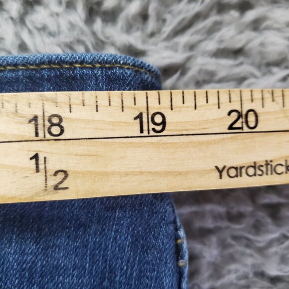 Lands End Jeans Women’s Size 18 Petite Blue Straight Leg Fit 2 Stretch Denim - Picture 6 of 13